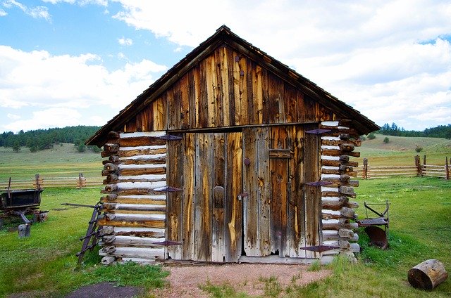 무료 다운로드 Barn At Florissant Log Cabin - 무료 사진 또는 김프 온라인 이미지 편집기로 편집할 수 있는 사진