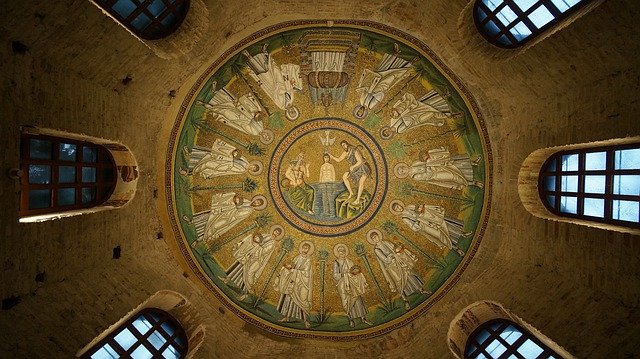 Free download Basilica Mosaic Ceiling -  free photo or picture to be edited with GIMP online image editor