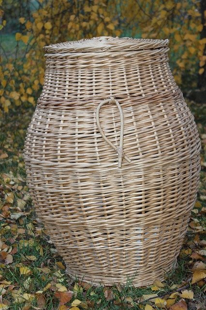 Gratis download Basket Wicker Laundry - gratis foto of afbeelding die u kunt bewerken met de online afbeeldingseditor van GIMP