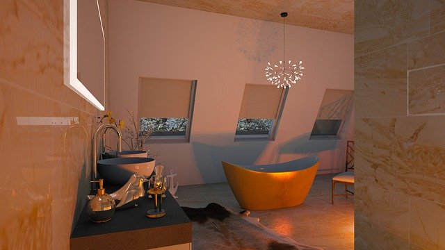 Скачать бесплатно Ванная комната Интерьер - бесплатное фото или изображение для редактирования с помощью онлайн-редактора изображений GIMP