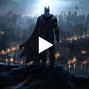 Batman Gotham City Stormy Night Live Wallpaper  screen for extension Chrome web store in OffiDocs Chromium