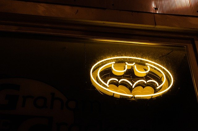 Free picture Batman Neon Sign -  to be edited by GIMP free image editor by OffiDocs