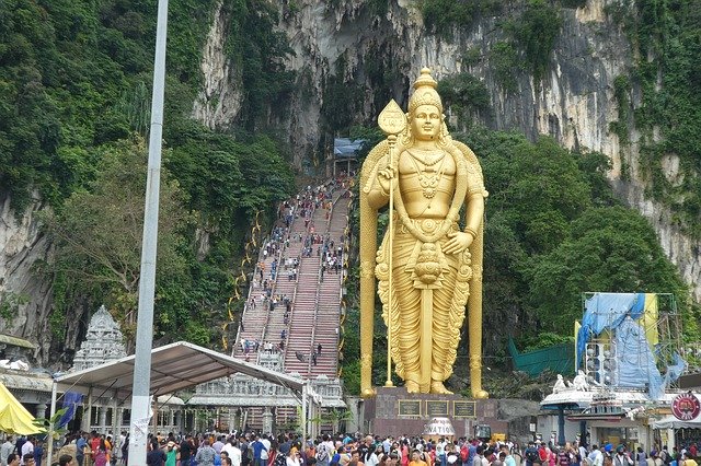 Free download Batu Caves Kong Kuala -  free photo or picture to be edited with GIMP online image editor