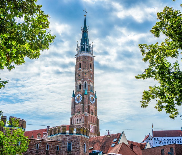 Free download bavaria architecture tower landshut free picture to be edited with GIMP free online image editor