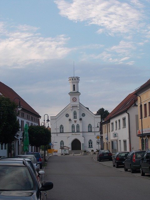 Free download Bavaria Town Hall Nandlstadt -  free photo or picture to be edited with GIMP online image editor