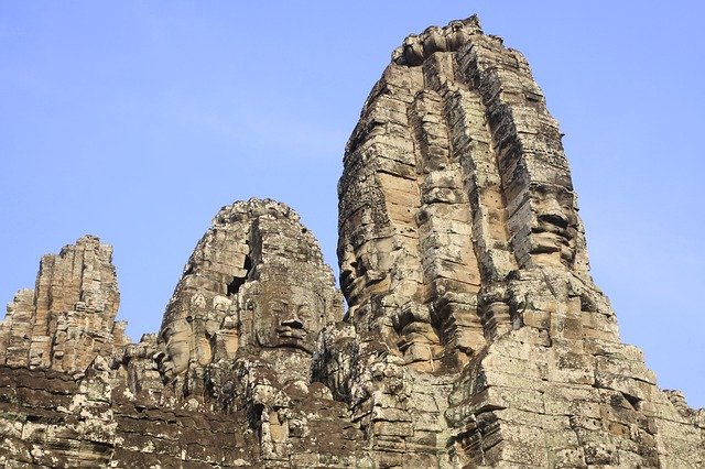 ดาวน์โหลดฟรี Bayon Angkor Khmer - ภาพถ่ายหรือรูปภาพฟรีที่จะแก้ไขด้วยโปรแกรมแก้ไขรูปภาพออนไลน์ GIMP