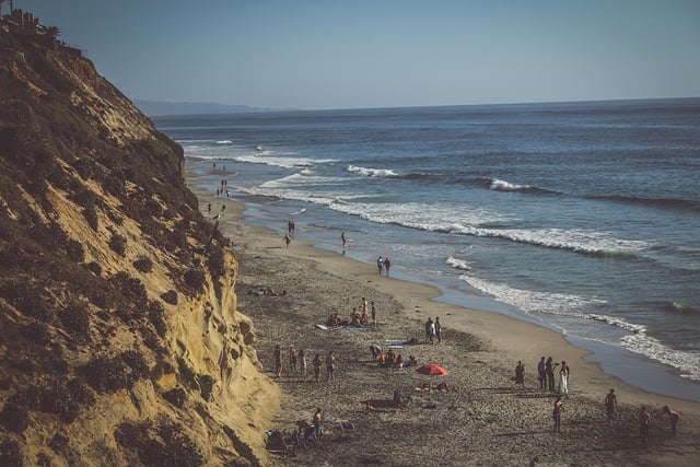 Free download beach coast hillside california free picture to be edited with GIMP free online image editor
