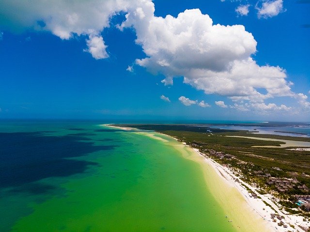 Gratis download Beach Drone Landscape - gratis foto of afbeelding om te bewerken met GIMP online afbeeldingseditor
