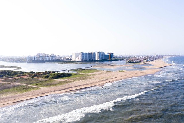 Free download Beach From Above Drone View Aerial -  free photo or picture to be edited with GIMP online image editor