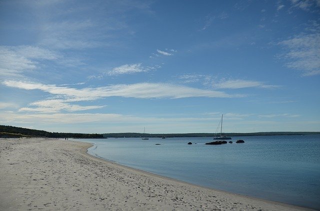 Unduh gratis Beach Nova Scotia Sand - foto atau gambar gratis untuk diedit dengan editor gambar online GIMP