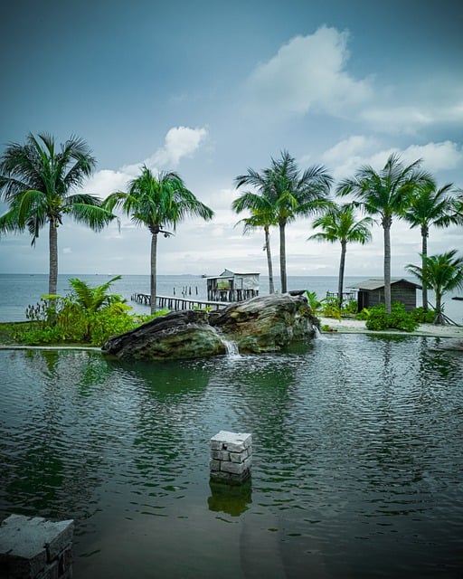 Muat turun percuma gambar pantai peranginan pantai lautan percuma untuk diedit dengan editor imej dalam talian percuma GIMP