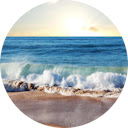 Beach  Ocean Sunset Wallpaper  screen for extension Chrome web store in OffiDocs Chromium