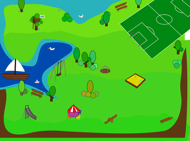 Free download Beach Park Soccer Field - Free vector graphic on Pixabay free illustration to be edited with GIMP free online image editor