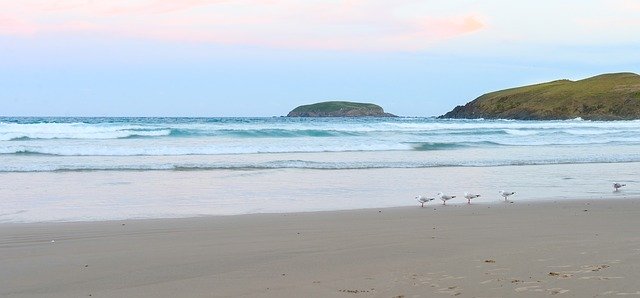 Free download Beach Sandy Sunset -  free photo or picture to be edited with GIMP online image editor