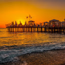 Beach sunset and restaurant  screen for extension Chrome web store in OffiDocs Chromium