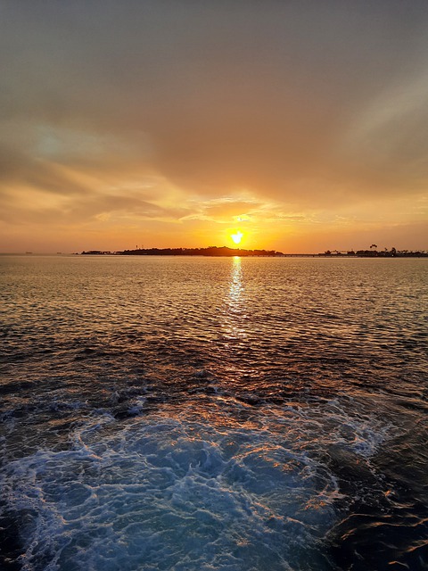 Free download beach sunset destination paradise free picture to be edited with GIMP free online image editor