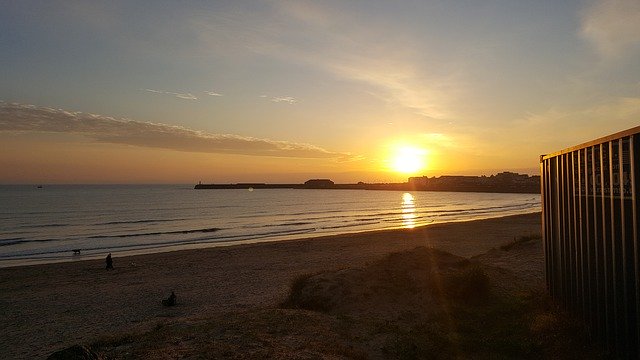 무료 다운로드 Beach Sunset Dusk - 무료 사진 또는 GIMP 온라인 이미지 편집기로 편집할 수 있는 사진