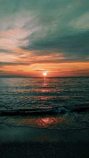 Free download beach sunset nature boat ocean free picture to be edited with GIMP free online image editor