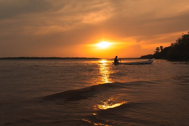 Free download beach sunset sea landscape dusk free picture to be edited with GIMP free online image editor