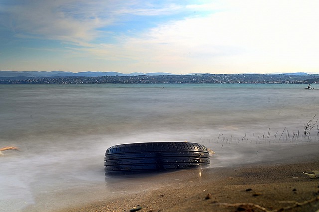 Free download beach tire sand coast sea ocean free picture to be edited with GIMP free online image editor