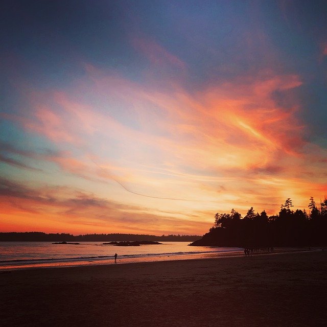 Free picture Beach Vancouver Island Sunset -  to be edited by GIMP free image editor by OffiDocs