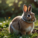 Beautiful brown and white rabbit  screen for extension Chrome web store in OffiDocs Chromium