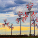 Beautiful giant fans  screen for extension Chrome web store in OffiDocs Chromium