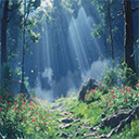 Beautiful Green Forest At 9anime  screen for extension Chrome web store in OffiDocs Chromium