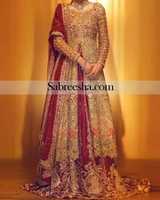 Free download Beautiful Red Heavy Embroidered Wedding Dress For Pakistani free photo or picture to be edited with GIMP online image editor