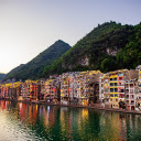 Beautiful rivers and mountains  screen for extension Chrome web store in OffiDocs Chromium