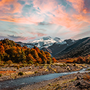 Beautiful shot of wild landscape at sunset  screen for extension Chrome web store in OffiDocs Chromium