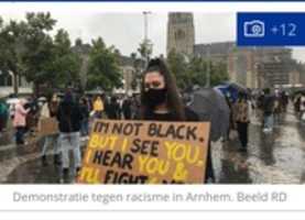 Free picture Beelden anti-racistische demonstratie. to be edited by GIMP online free image editor by OffiDocs