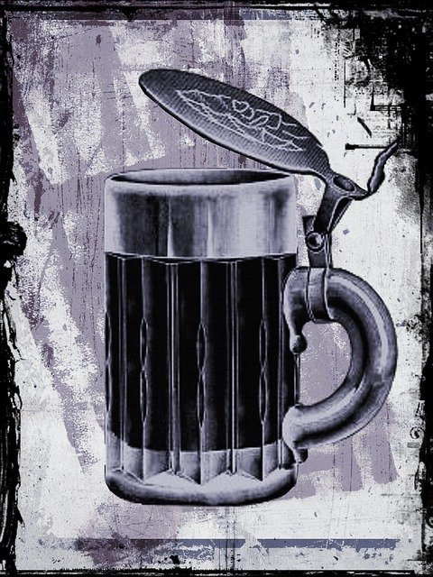 Free download Beer Mug Retro -  free illustration to be edited with GIMP free online image editor