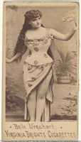 Free download Belle Urquhart, from the Actors and Actresses series (N45, Type 1) for Virginia Brights Cigarettes free photo or picture to be edited with GIMP online image editor