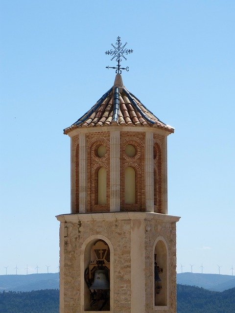 Free download Bell Tower Mudejar Freemasonry -  free photo or picture to be edited with GIMP online image editor