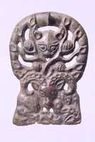 Free download Belt Buckle with Lynx Attacking an Argali free photo or picture to be edited with GIMP online image editor