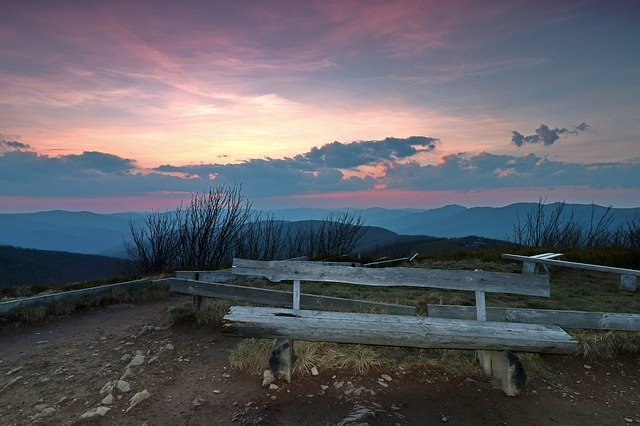 Free download Bench Sky Nature -  free photo or picture to be edited with GIMP online image editor