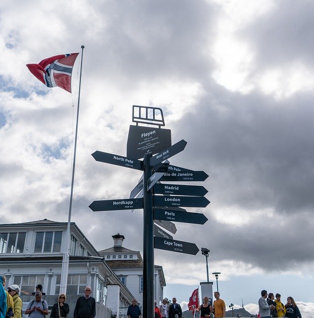 Download grátis Bergen Norway Flag Sign - foto ou imagem grátis para ser editada com o editor de imagens online GIMP