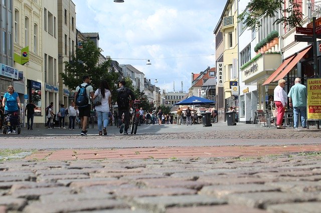 Free download Bergisch Gladbach Pedestrian Zone -  free photo or picture to be edited with GIMP online image editor