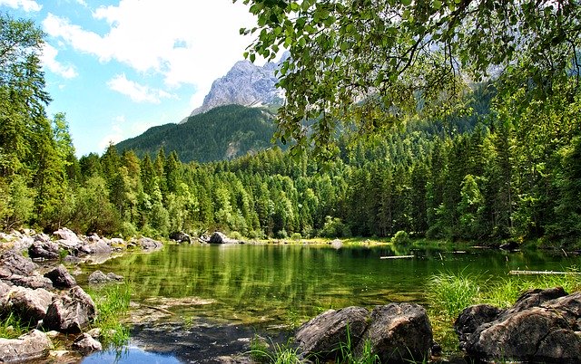 Template Photo Bergsee Nature Hiking -  for OffiDocs