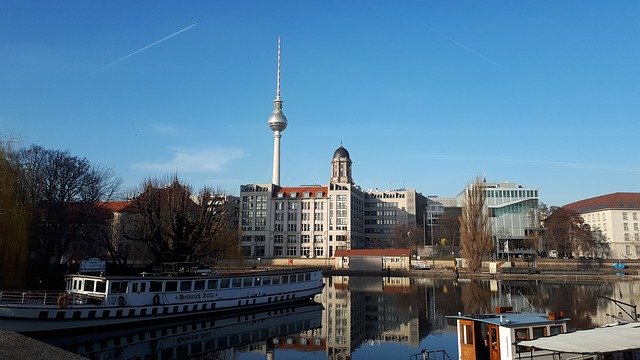 Free download Berlin Historical Harbor -  free photo or picture to be edited with GIMP online image editor