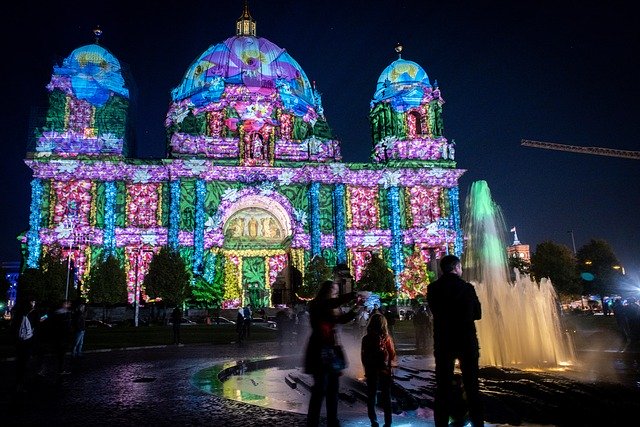 Free download Berlin Lights Up 2018 -  free photo or picture to be edited with GIMP online image editor