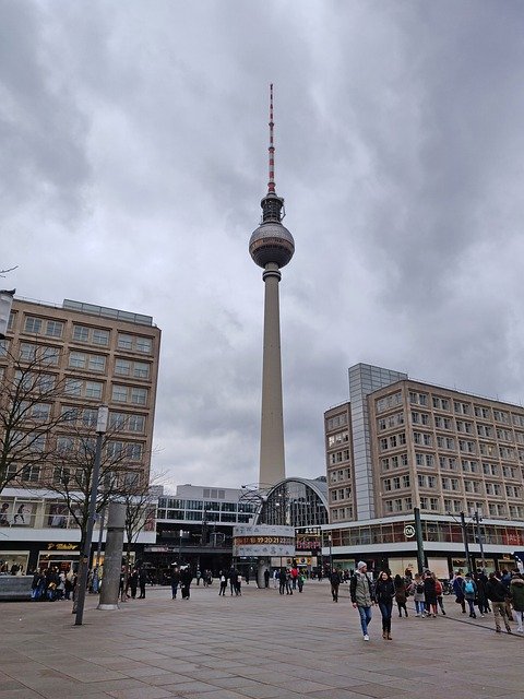 Free download Berlin Tv Tower Germany -  free photo or picture to be edited with GIMP online image editor