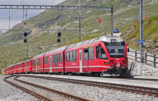 Free download bernina railway regional train free picture to be edited with GIMP free online image editor