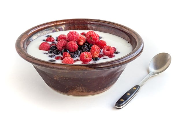Free download berries berry yogurt breakfast free picture to be edited with GIMP free online image editor