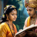 Bhagavad Gita Daily Wisdom  screen for extension Chrome web store in OffiDocs Chromium