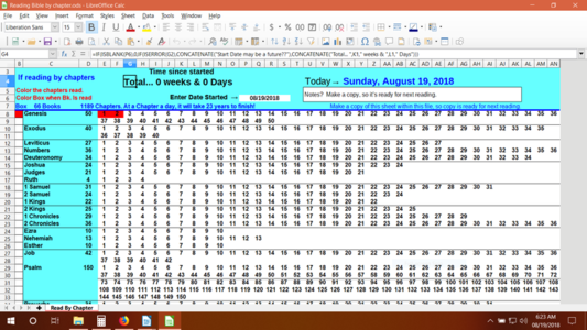 免费下载按章节清单阅读圣经 DOC、XLS 或 PPT 模板免费使用 LibreOffice 在线或 OpenOffice 桌面在线编辑