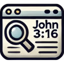 Bible Reference Scanner (BoltQuiz.org)  screen for extension Chrome web store in OffiDocs Chromium