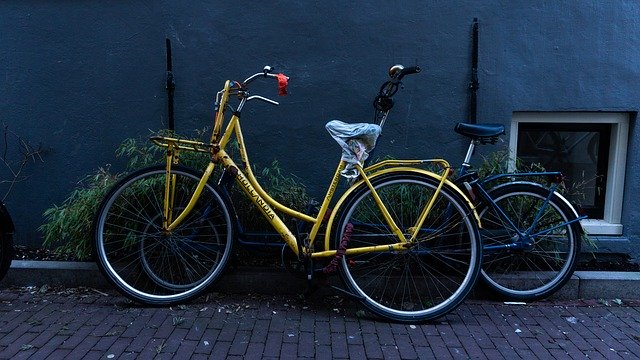 Free download Bicycle Amsterdam Netherlands -  free photo or picture to be edited with GIMP online image editor