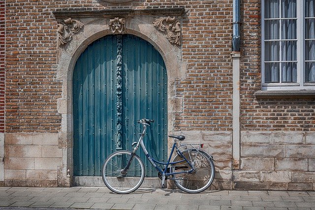 Free download Bicycle Wall Brick -  free photo or picture to be edited with GIMP online image editor